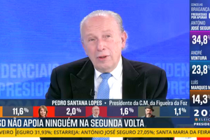 "Estamos todos em estado de choque e vamos ter que digerir isto": Santana Lopes sobre as presidenciais