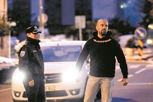 Mário Machado na noite do ataque, a 24 de março de 2018, no Prior Velho, Loures