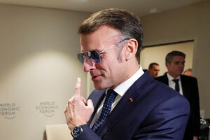 Macron marca presença no Fórum Económico Mundial em Davos