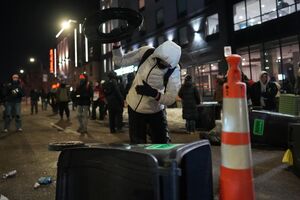 Manifestantes protestam contra as ações do ICE
