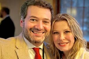 Maryza Cosentino com André Ventura