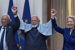 Primeiro-ministro da Índia anuncia acordo de livre comércio com a União Europeia