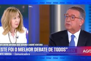 "Ambos ganharam. Foi o melhor de todos os debates": Judite Sousa sobre frente a frente de Ventura e Seguro