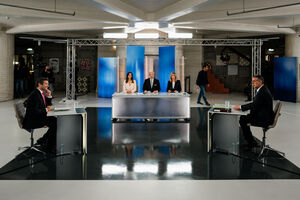 O debate, em Lisboa, durou 75 minutos.