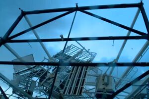 Roda gigante da Figueira da Foz caiu