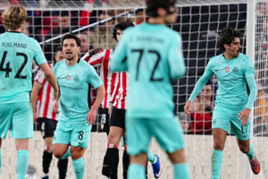 Trincão festeja golo no San Mamés