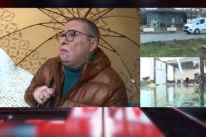 Depressão Kristin: mulher que vive na freguesia de Carreira teve de se deslocar até à cidade de Leiria para ter eletricidade