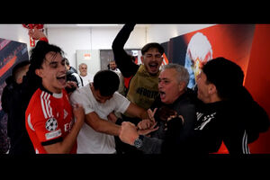 O 'moche' a Mourinho e o abraço de Rui Costa a Otamendi: Benfica mostra bastidores da vitória sobre o Real Madrid