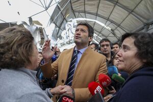 André Ventura em Leiria