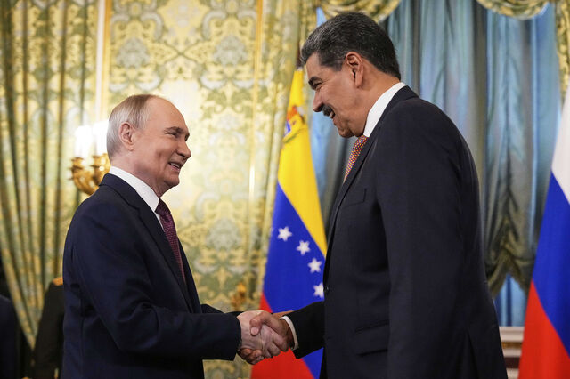 Putin e Maduro encontram-se em Moscovo a 7 de maio de 2025