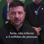 Zelensky propõe exército europeu com três milhões de soldados 
