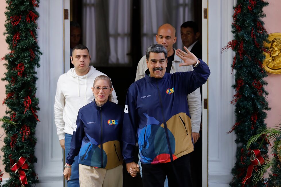 Nicolás Maduro e a mulher, Cilia Flores