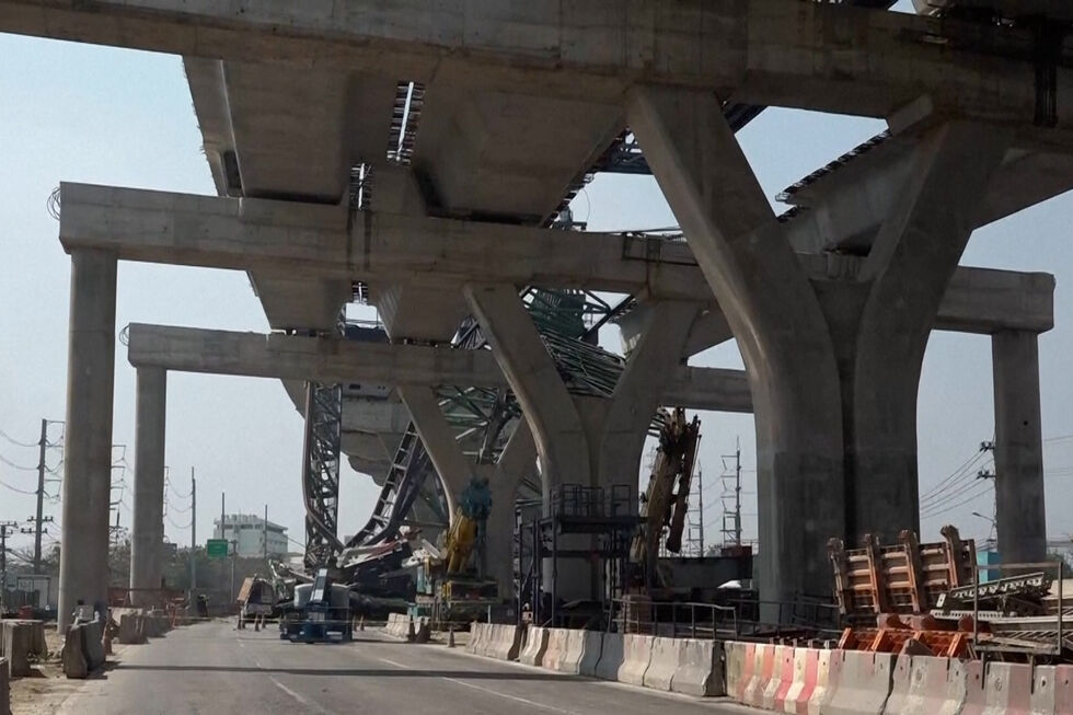 Novo colapso de guindaste na Tailândia faz dois mortos 