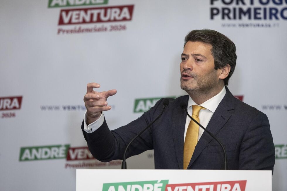André Ventura, candidato às presidenciais