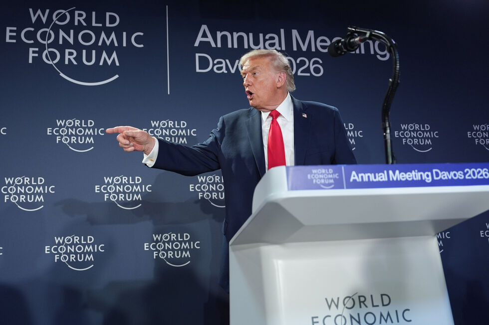 Trump discursa no Fórum Económico Mundial em Davos, 2026