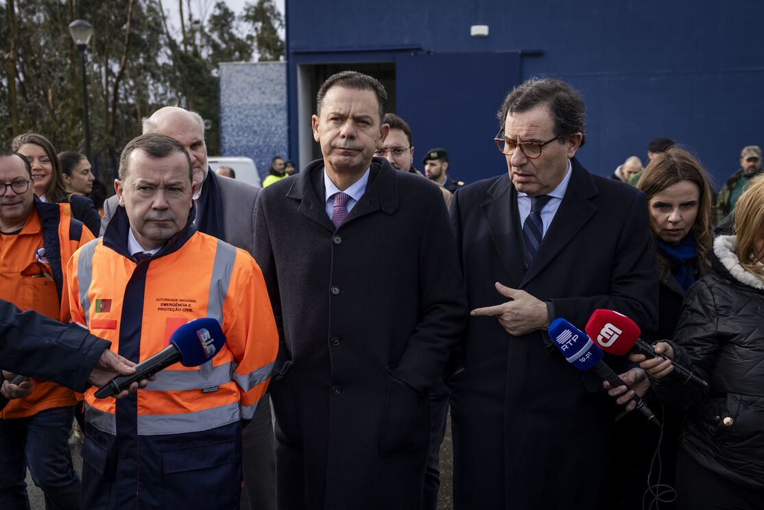 Montenegro visita zonas afetadas pela tempestade Kristin