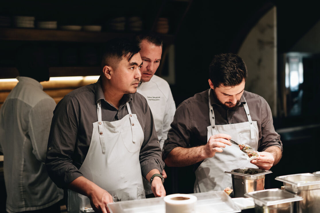 Fábio Pereira lidera a cozinha do restaurante lisboeta