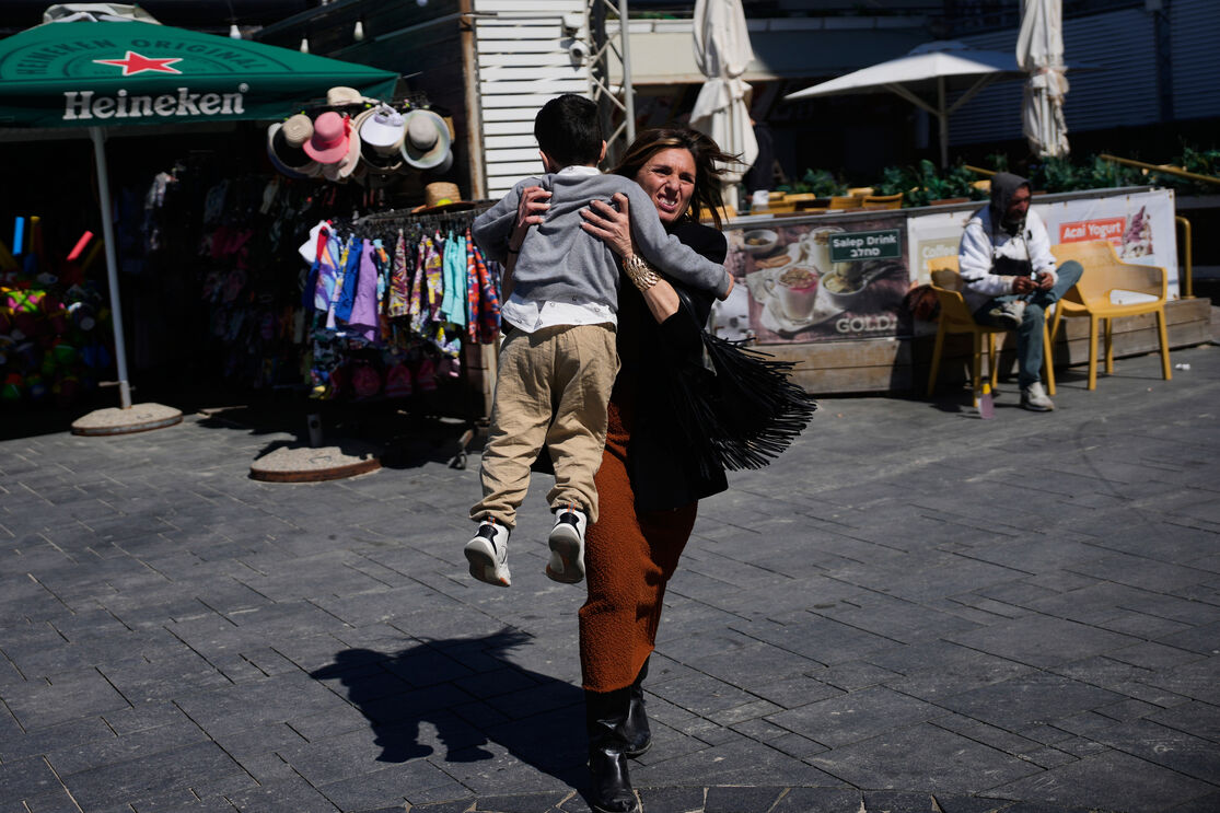 Em Israel a população fugiu mal soaram os alarmes