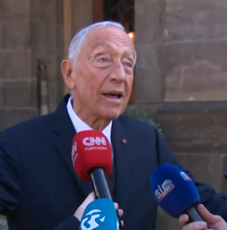 Marcelo Rebelo de Sousa reunido com Papa Leão XIV no Vaticano 