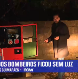 Bombeiros de Ourém ficam sem luz após furto de combustível a geradores