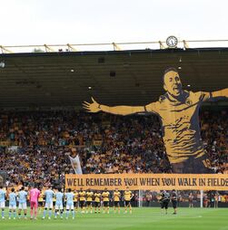 Diogo Jota entrou na 'Hall of Fame' do Wolverhampton