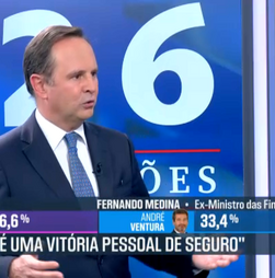 Fernando Medina: 'Ventura é claramente o derrotado da noite'