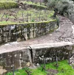 Imagens de drone mostram a destruição causada pelo mau tempo em Tabuaço 