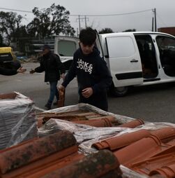 Mãos à obra em Leiria: depois da tempestade, a reconstrução
