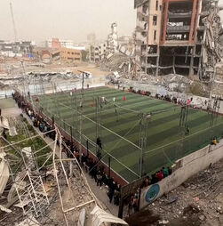 Futebol é motivo de alegria em plena Faixa de Gaza devastada pela guerra