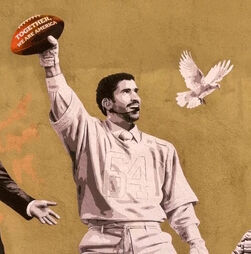 Mural em Barcelona mostra Trump e Bad Bunny lado a lado