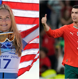 Cristiano Ronaldo solidário com Lindsey Vonn: 'Continua a lutar, as lendas levantam-se sempre'