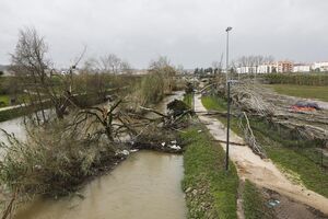 Chuva forte traz o risco de cheias