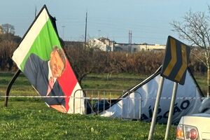 Outdoor de André Ventura cai no distrito de Évora devido ao mau tempo