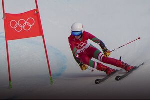 Vanina Guerillot, de 23 anos, já esteve nos Jogos Olímpicos de Inverno de 2022, em Pequim: terminou no 43º lugar no slalom gigante