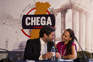 Dina Ventura em eventos do Chega