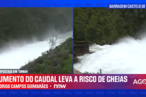 Mau tempo: Barragem de Castelo de Bode obrigada a descarregar