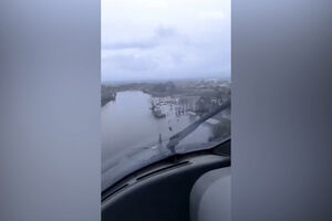 Imagens aéreas da Força Aérea e Marinha Portuguesa mostram áreas afetadas pelas cheias 