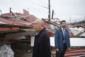 Marcelo visita zonas afetadas pela tempestade Kristin e defende entrada de imigrantes para reconstrução