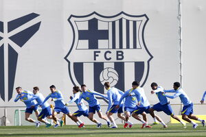 Treino do FC Barcelona