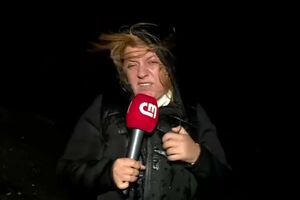 "É impressionante como o tempo vira em segundos": Tânia Laranjo descreve temporal intenso em Leiria