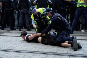 Detenções em protesto pró-Palestina em Sydney