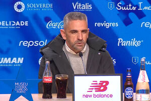 Rui Borges: "Luis Suárez não estava a 100%, jogou a 2.ª parte toda com problemas físicos"