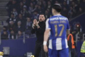 Francesco Farioli durante o FC Porto-Sporting
