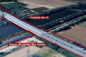 Veja como é e onde fica o dique do Mondego em risco de colapso