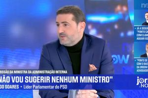 "José Luís Carneiro foi um ministro completamente inócuo. Foi altamente prejudicial para o País", critica Hugo Soares