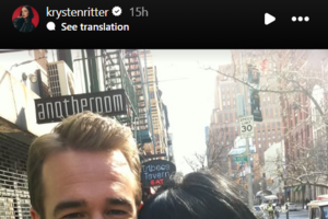 Van Der Beek e Ritter cruzaram-se em "Apartamento 23"
