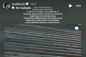 Noah Beck ("Sidelined: The QB and Me") recorda James Van Der Beek como mentor e inspiração