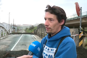 "A minha avó tem 84 anos e nunca viu uma tempestade como esta", diz morador em Leiria 