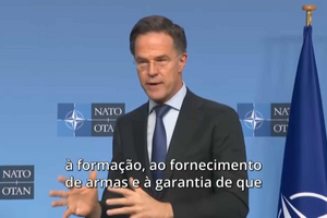 "Queremos garantias de segurança fortes" para a Ucrânia, garante Mark Rutte 