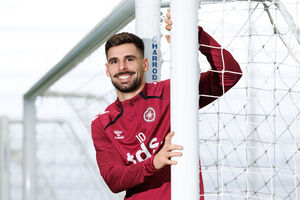 Cláudio Braga, de 26 anos, leva 14 golos marcados no Hearts